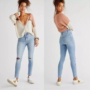 Free People We The Free Raw High-Rise Jegging Size 29